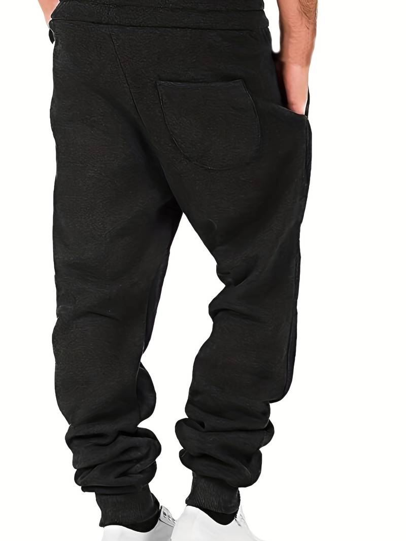 STEFAN - Relaxte, nonchalante broek met vetersluiting