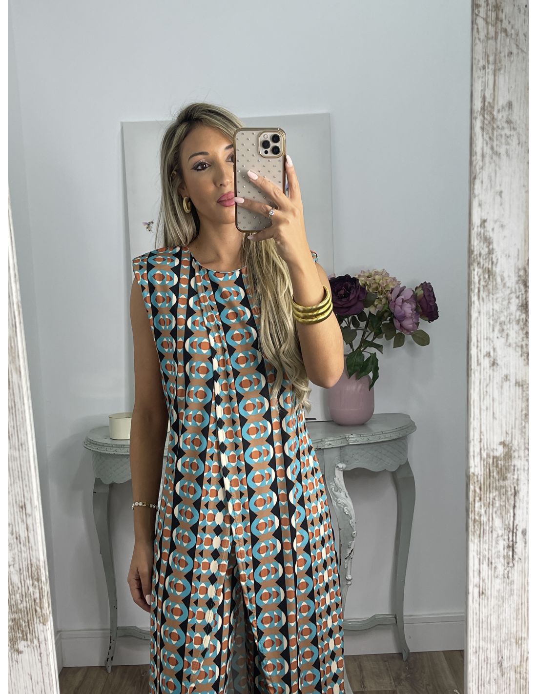 MARGO - Comfy pak met abstracte print voor dames