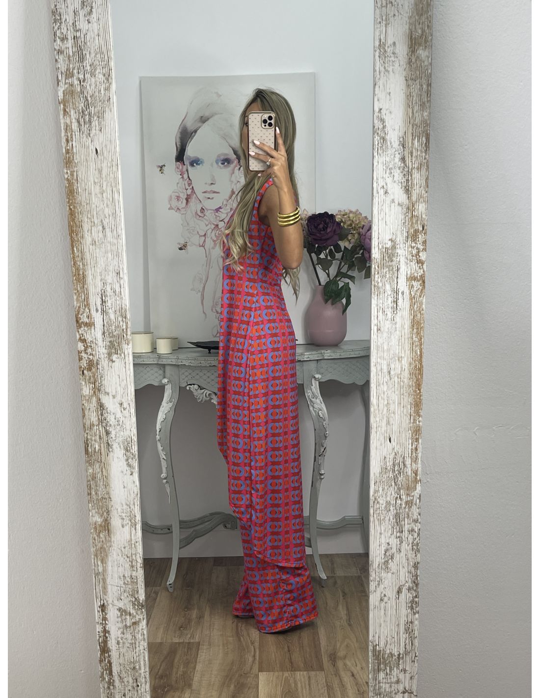 MARGO - Comfy pak met abstracte print voor dames