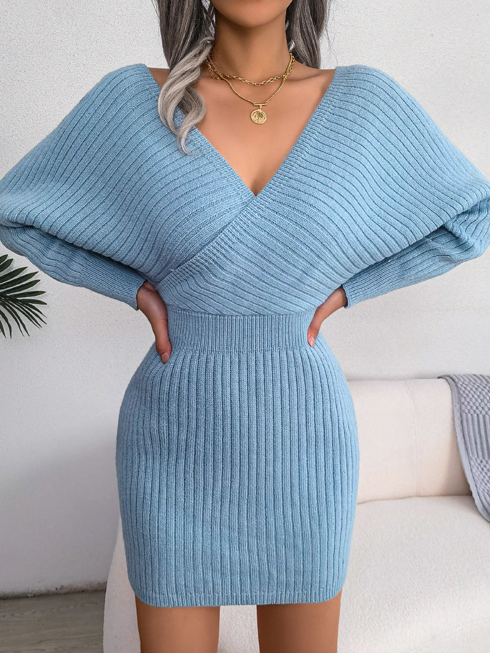 Maris - Trendy Bodycon Sweater Jurken voor Vrouwen