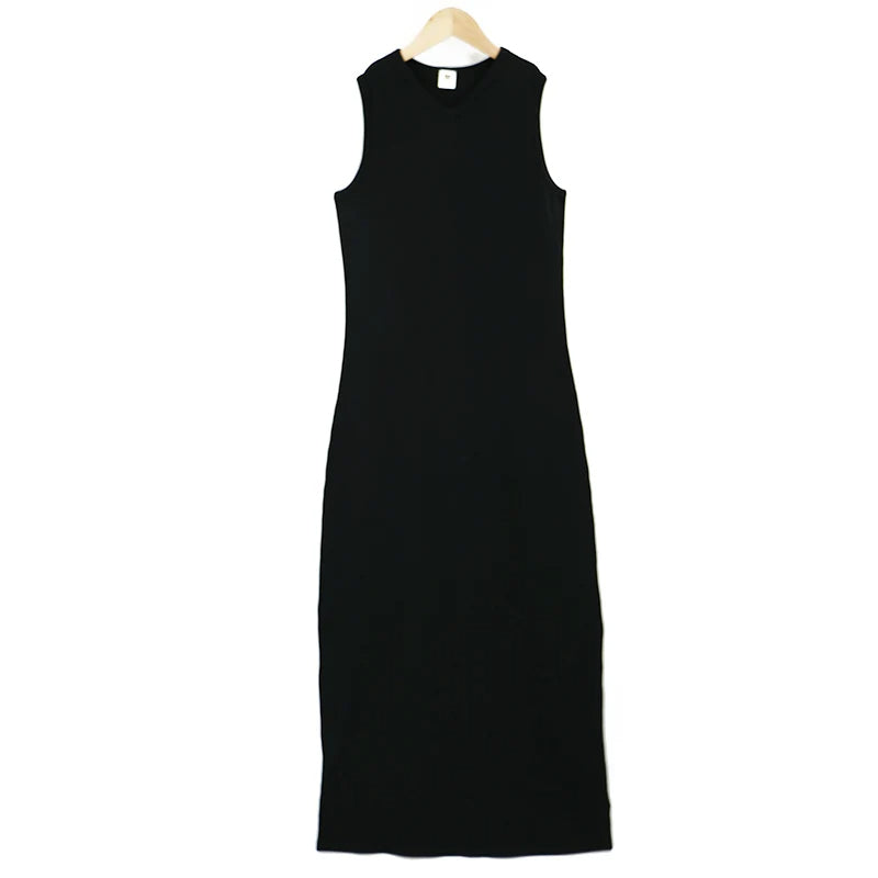 Kamala -Casual Bodycon geribbelde Maxi jurk voor dames