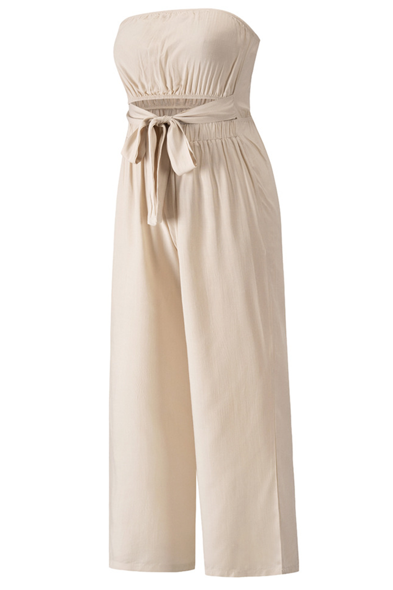 HELGA - Casual strapless jumpsuits