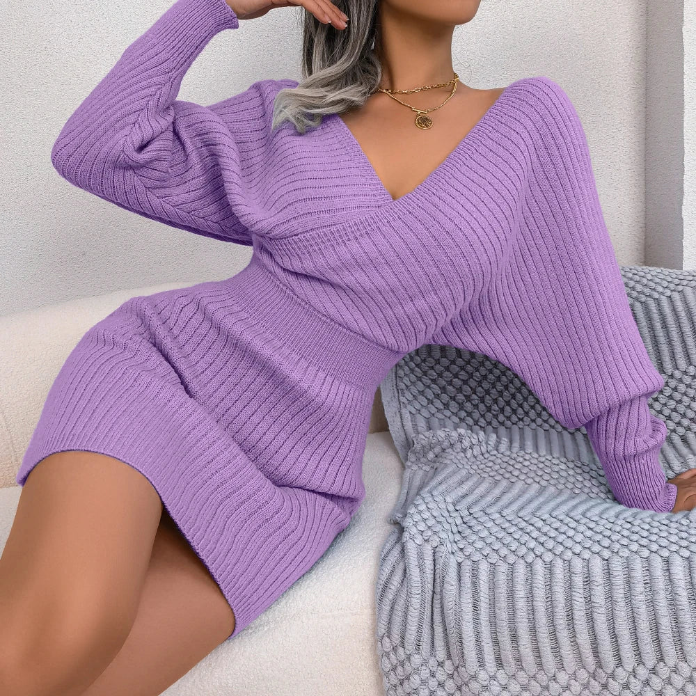Maris - Trendy Bodycon Sweater Jurken voor Vrouwen