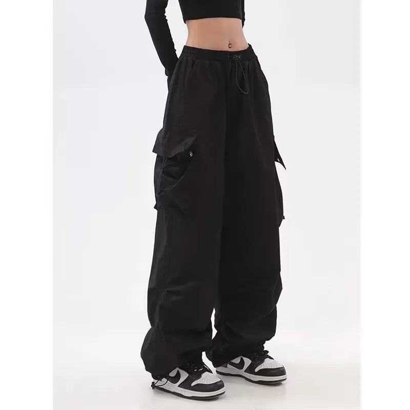 MARJOLEIN - Dames Y2K Zomer Dunne Baggy Cargo Broeken