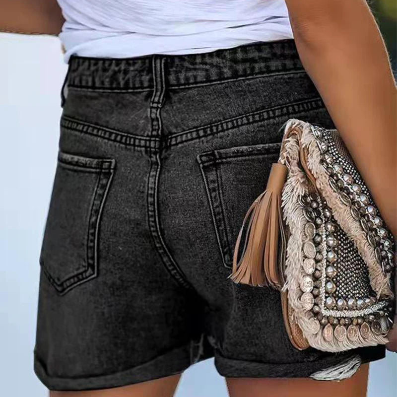 MARIANNE - Dames Harajuku stijl zomerse denim shorts