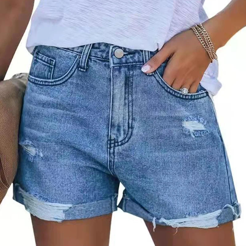 MARIANNE - Dames Harajuku stijl zomerse denim shorts