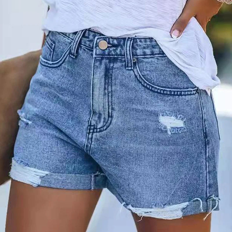 MARIANNE - Dames Harajuku stijl zomerse denim shorts