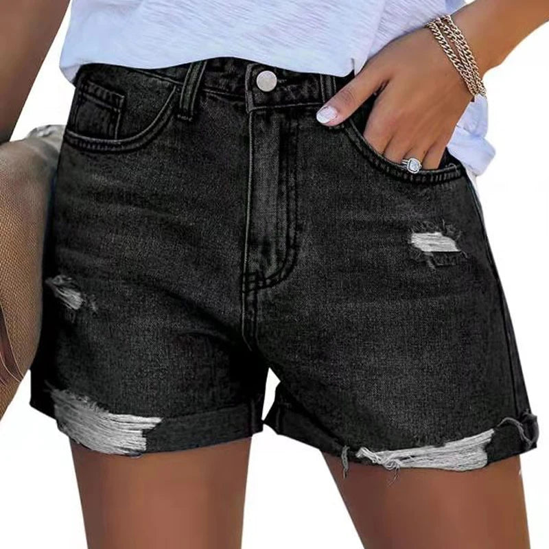 MARIANNE - Dames Harajuku stijl zomerse denim shorts
