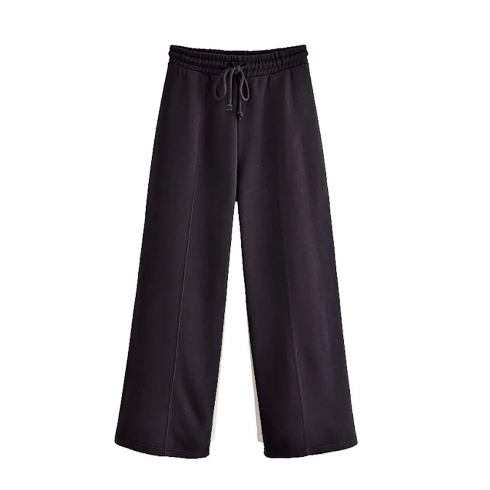 Delaney - Vrouwen Winter Fleece Gevoerde Jas & Hoge Taille Broek Set