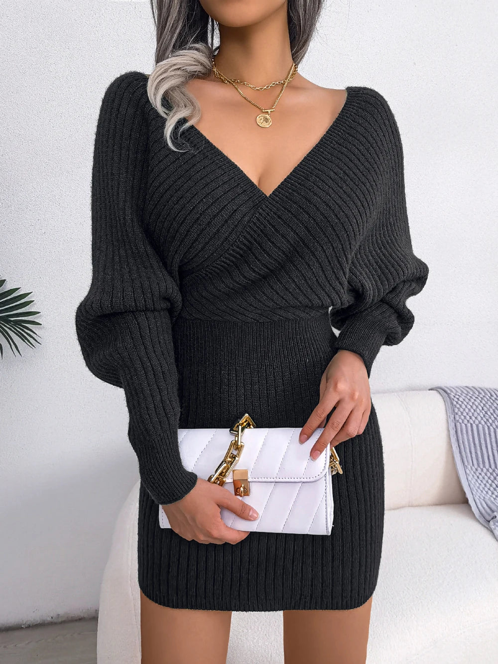 Maris - Trendy Bodycon Sweater Jurken voor Vrouwen