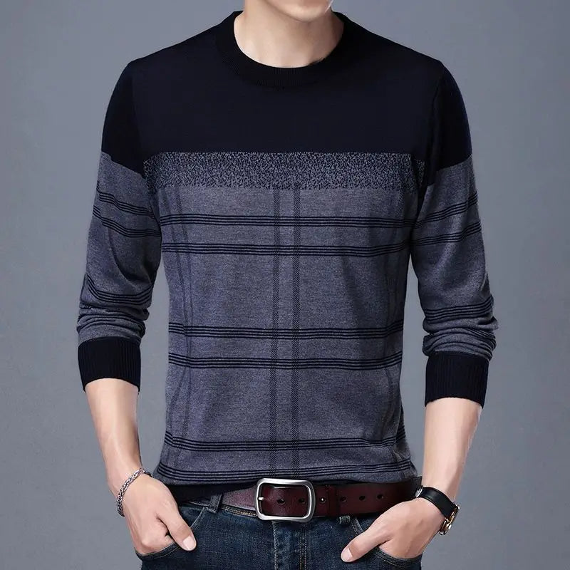 Norin - Modieuze Sweater met strepen voor heren