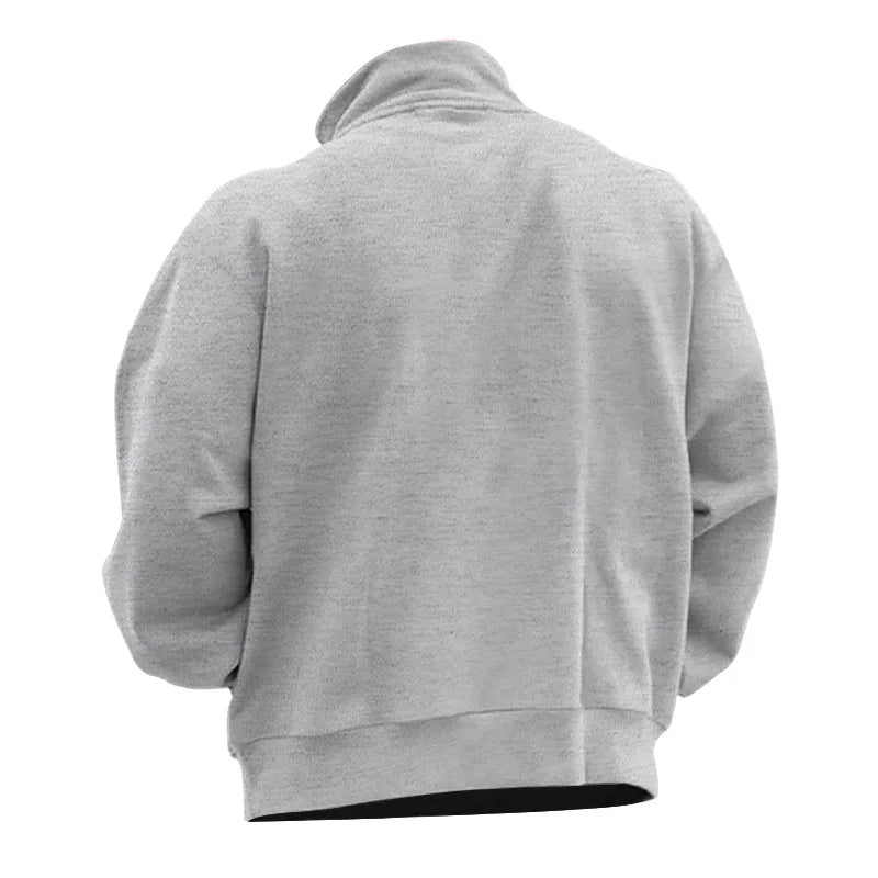 Rudyard - Heren Pullover Winter Fluweel Half-Zip