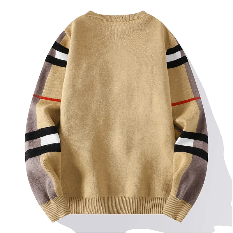 Norland - 2024 Herfst/Winter Luxe Heren Klassieke Streep Geruite Trui