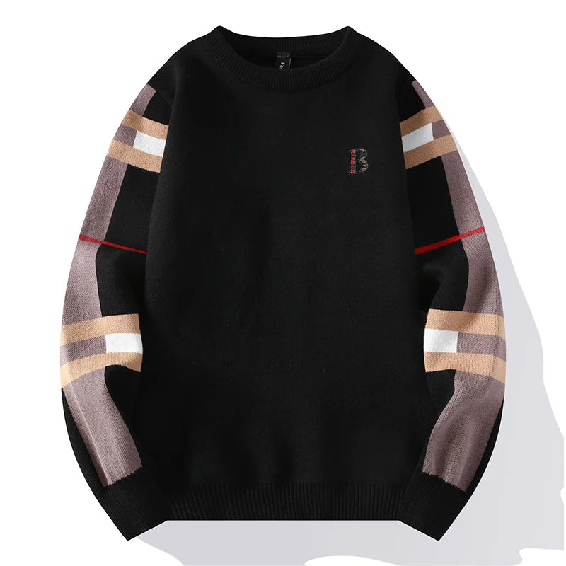 Norland - 2024 Herfst/Winter Luxe Heren Klassieke Streep Geruite Trui
