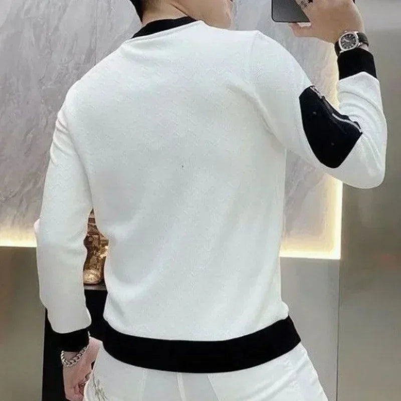 Ziven - Luxe heren-T-shirt met ronde hals