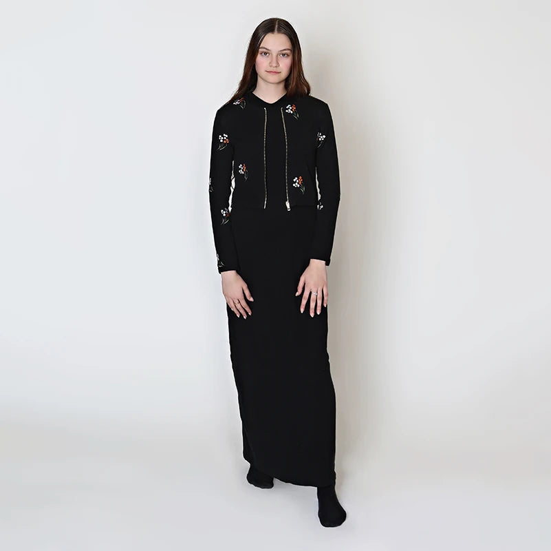 Kamala -Casual Bodycon geribbelde Maxi jurk voor dames