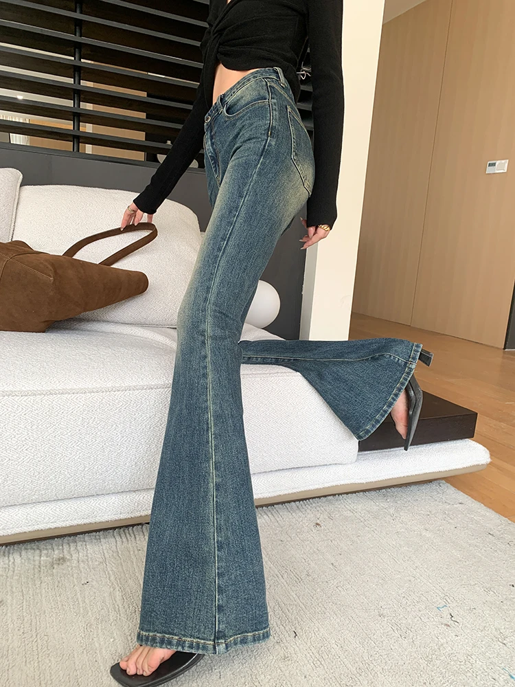 CAROLINE - Boot Cut High Waist Flare Jeans voor Dames