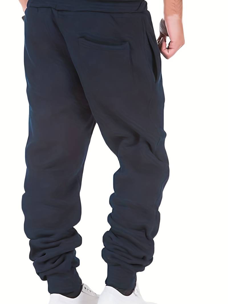STEFAN - Relaxte, nonchalante broek met vetersluiting