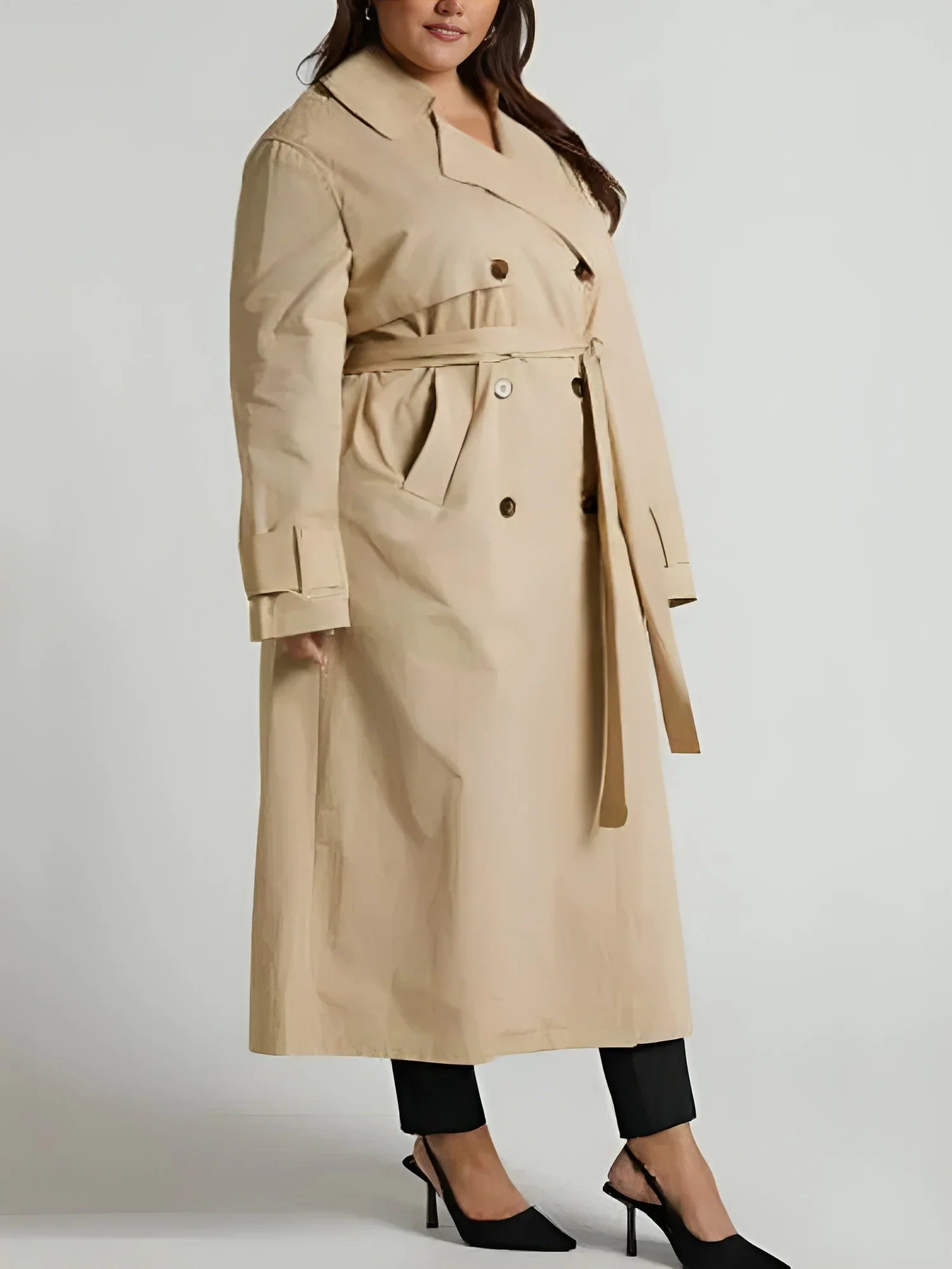 MARGO - Dames Trenchcoat met reverskraag