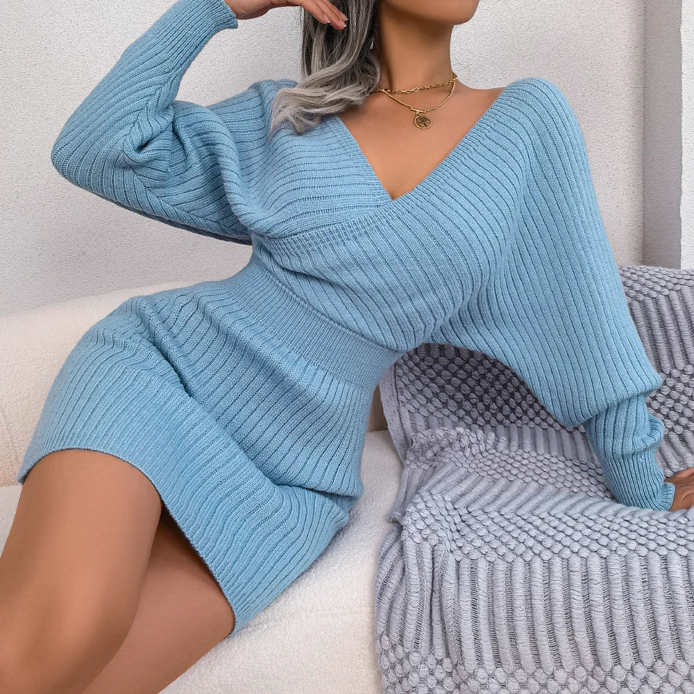 Maris - Trendy Bodycon Sweater Jurken voor Vrouwen
