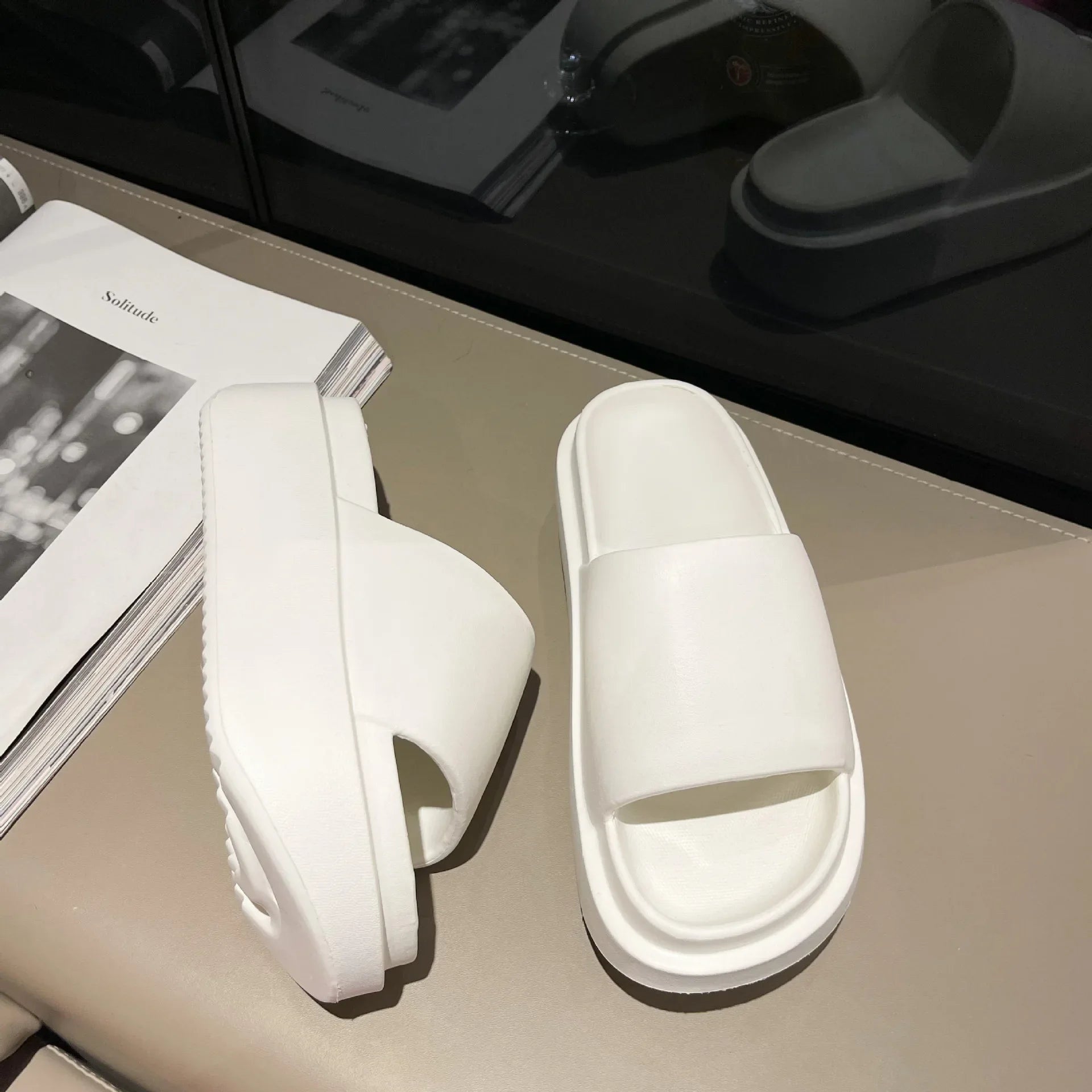 YVETTE - Antislip Verhoogde Platform EVA Slippers voor Vrouwen