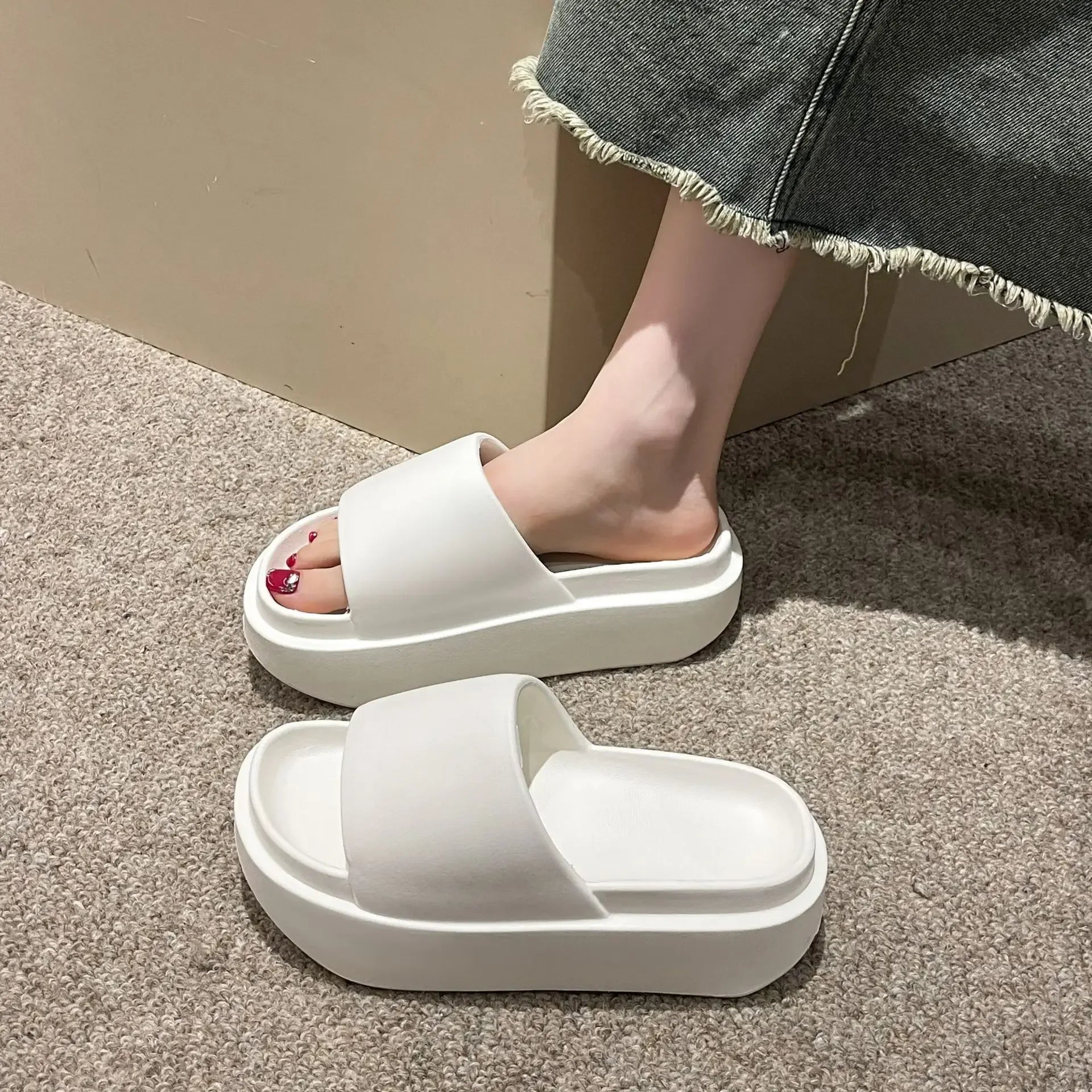 YVETTE - Antislip Verhoogde Platform EVA Slippers voor Vrouwen