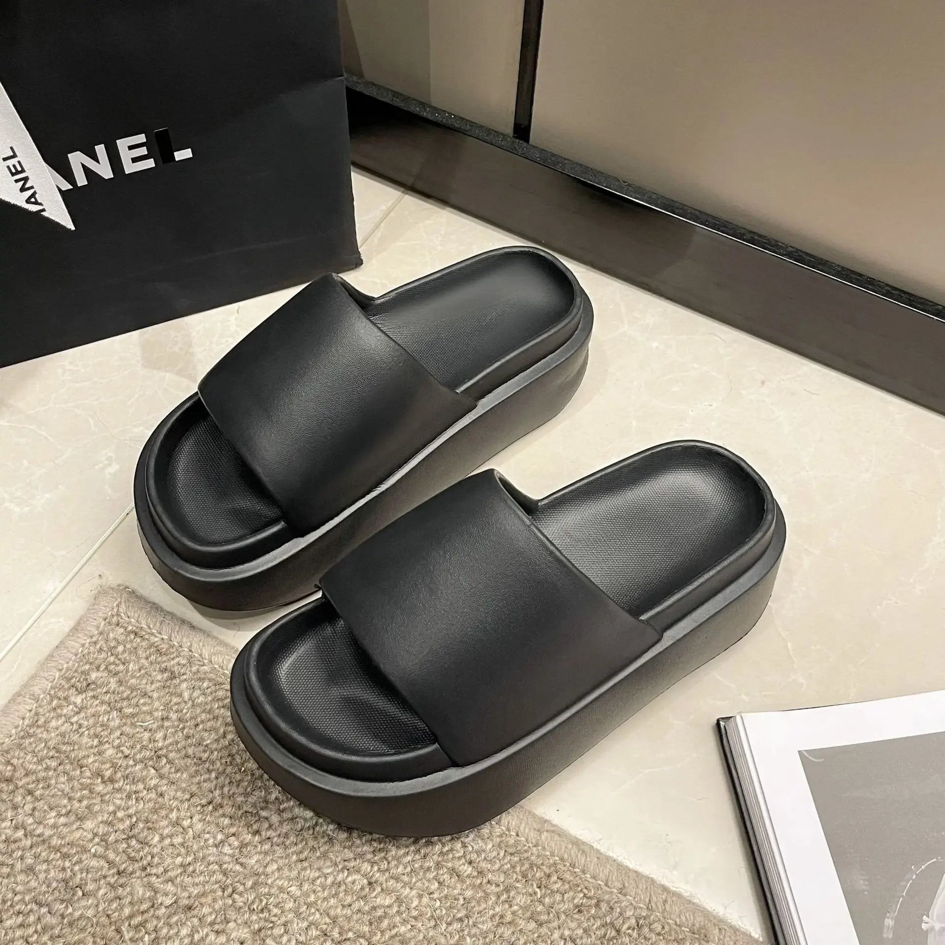 YVETTE - Antislip Verhoogde Platform EVA Slippers voor Vrouwen