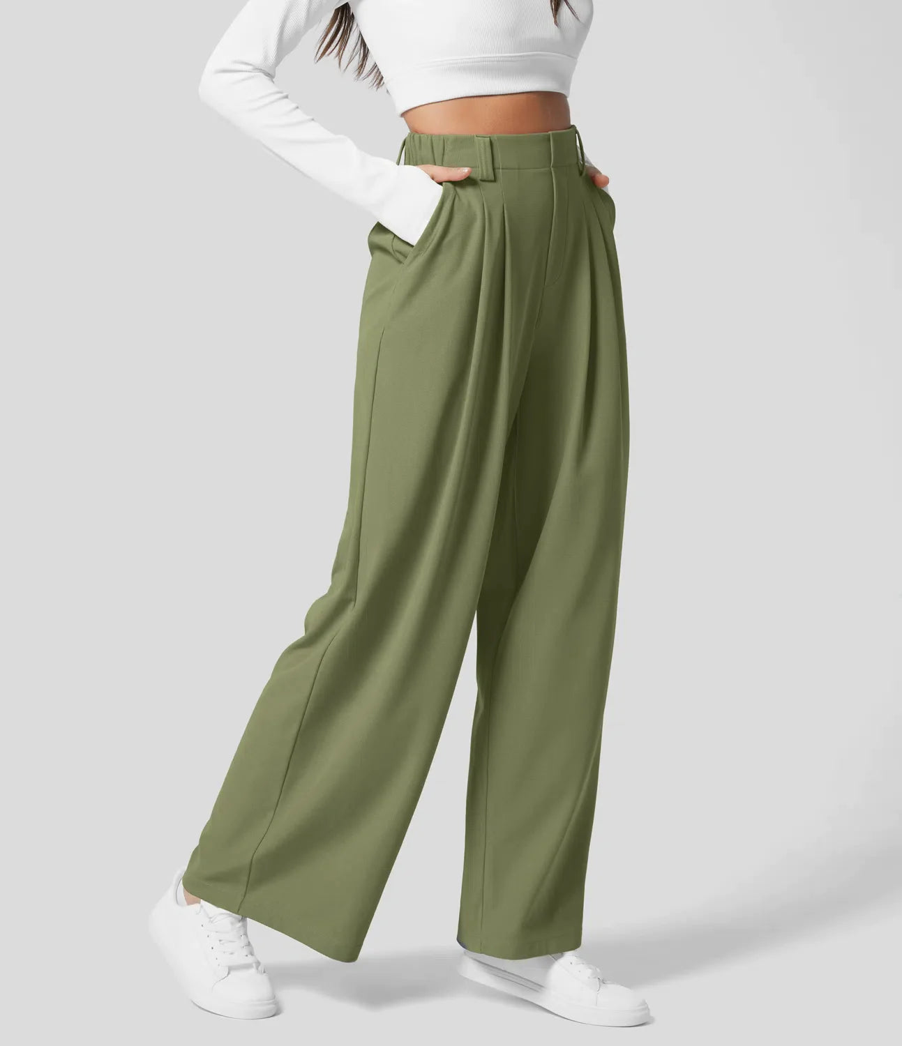 MARJA - Klassieke broek met hoge taille voor dames