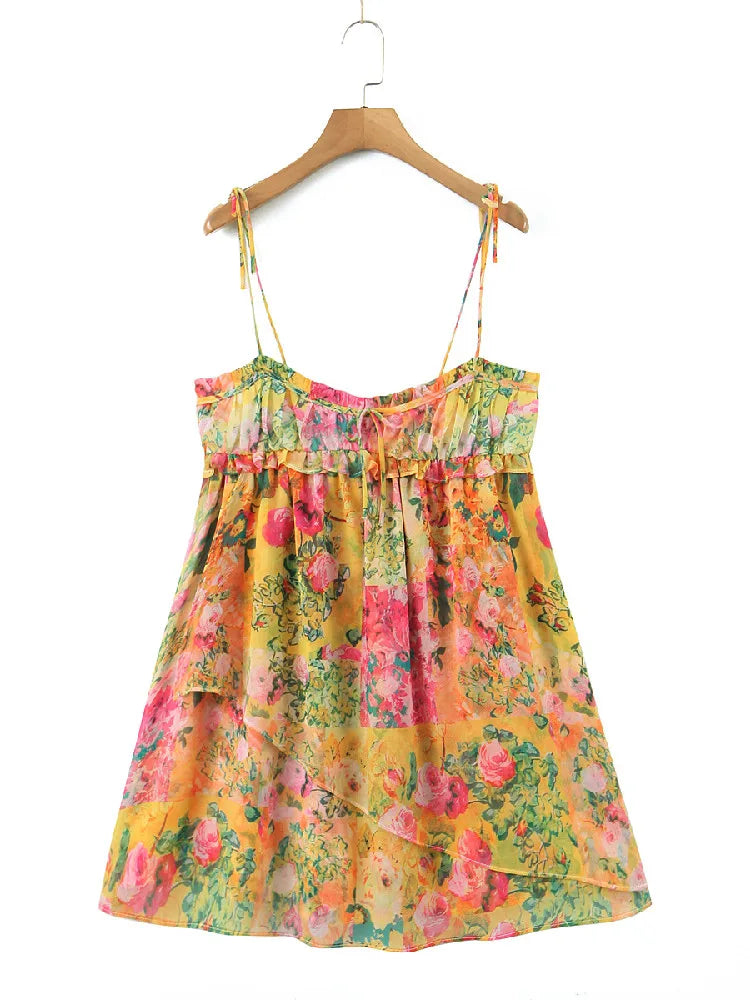 KENNEDY - Bloemenprint Minijurk