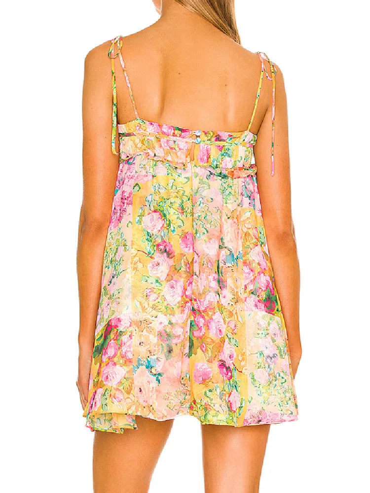 KENNEDY - Bloemenprint Minijurk