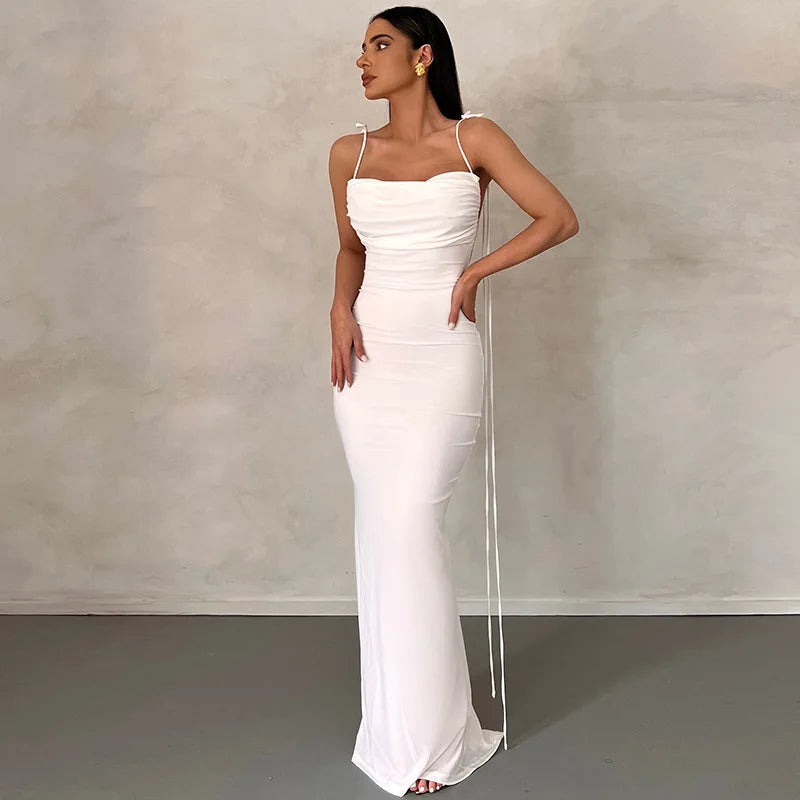 JOSEPHINA - Dames Rugloos Maxi Bodycon Jurk