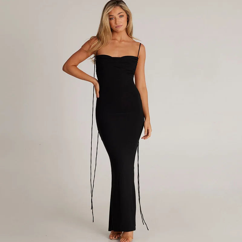JOSEPHINA - Dames Rugloos Maxi Bodycon Jurk