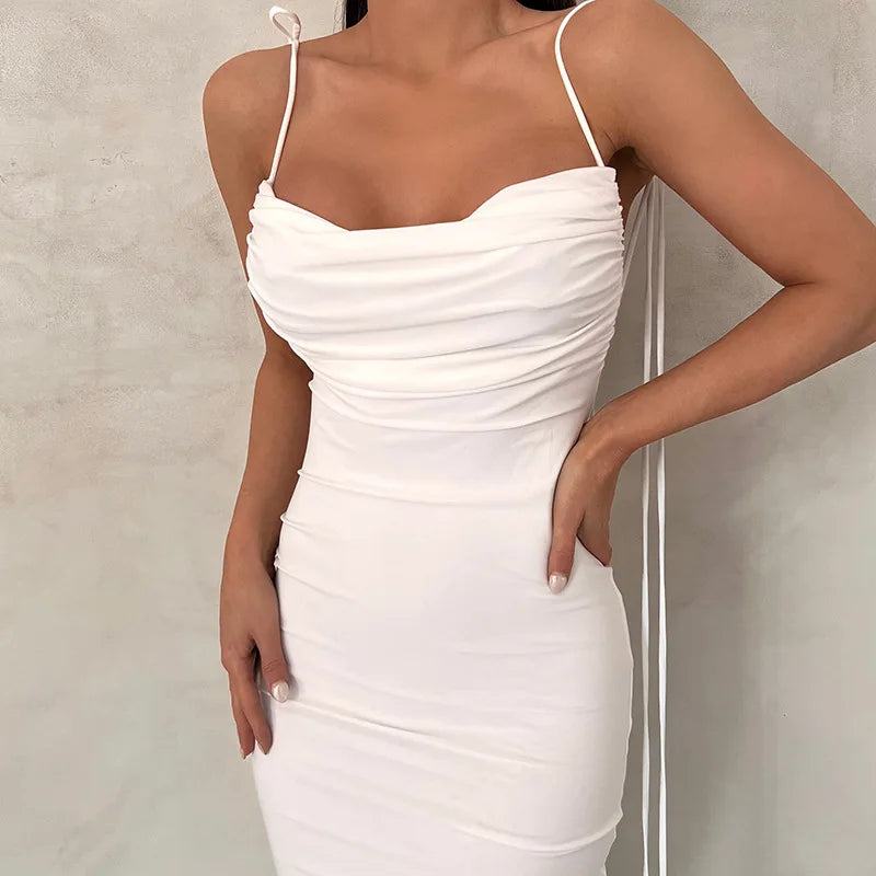 JOSEPHINA - Dames Rugloos Maxi Bodycon Jurk