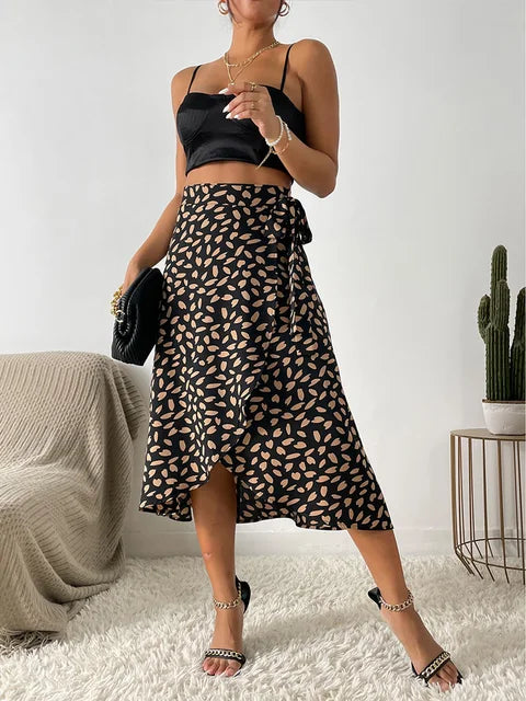 TEODORA - Boho Print Omslagrok