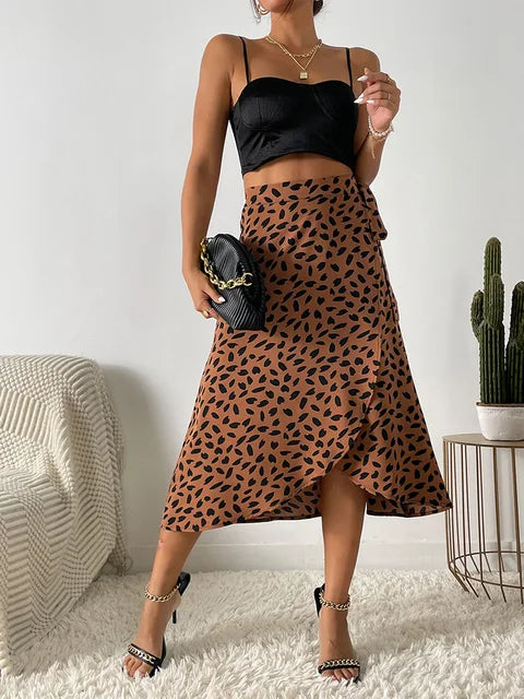 TEODORA - Boho Print Omslagrok