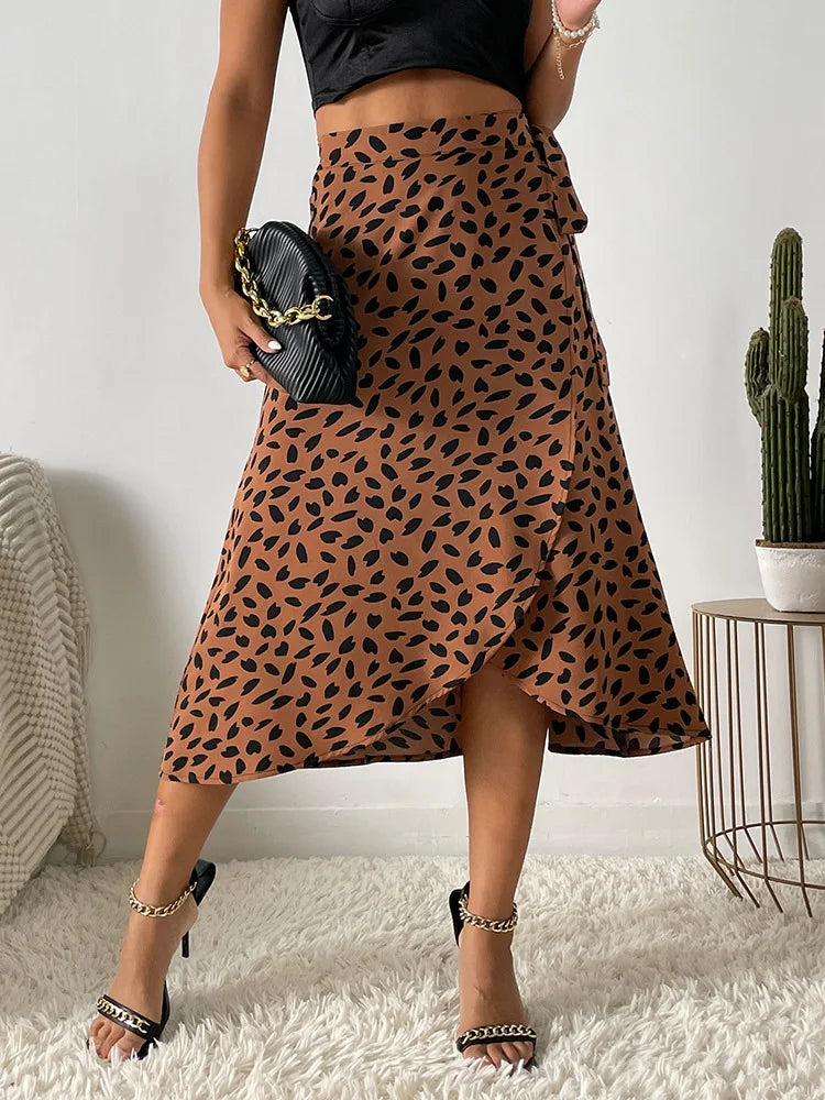 TEODORA - Boho Print Omslagrok