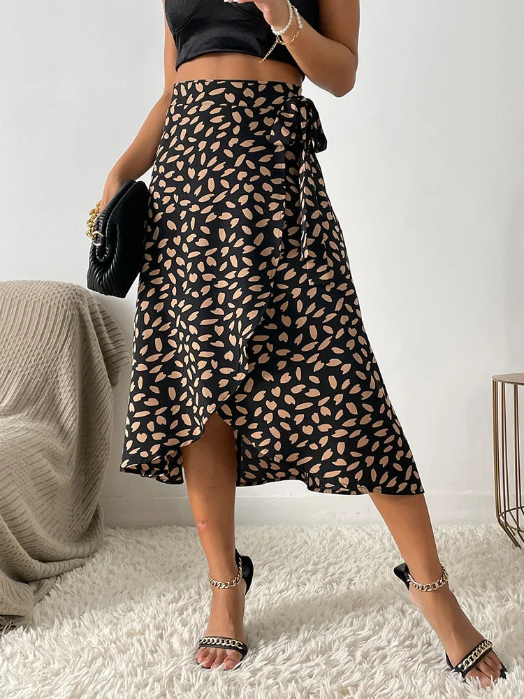 TEODORA - Boho Print Omslagrok