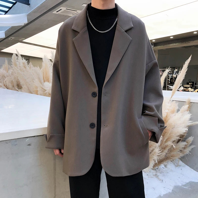 CHRISTIAAN - Heren Freizeitblazer in losse Britse stijl