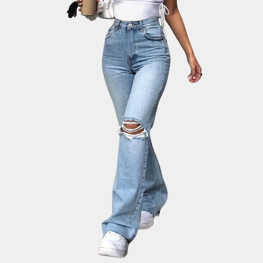 ELIZABETH - Stijlvolle Gescheurde Jeans