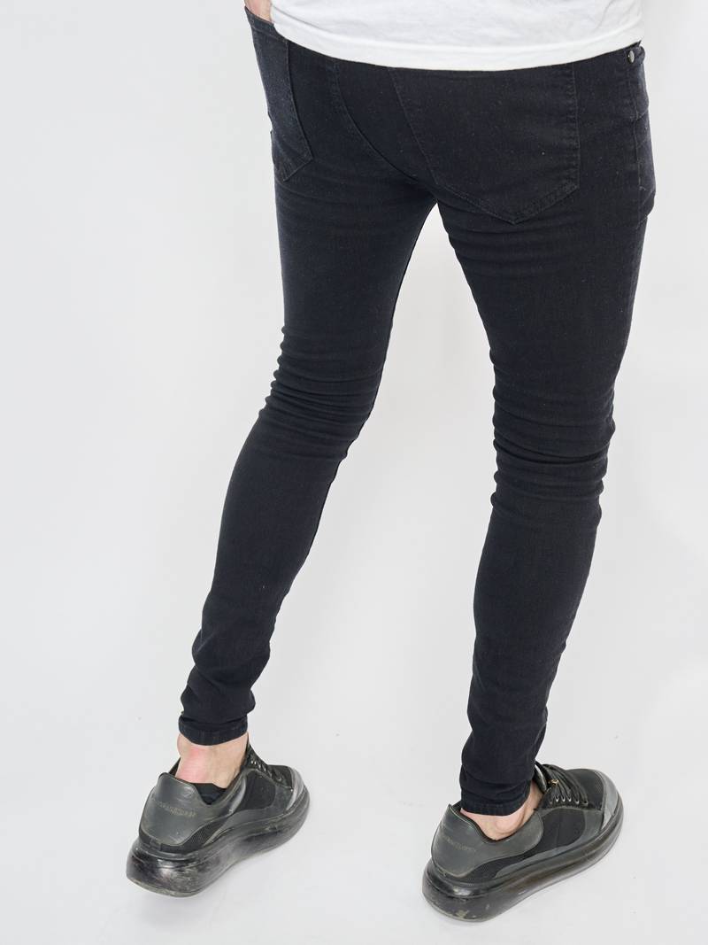 LENNART - Heren Skinny Jeans met Scheuren