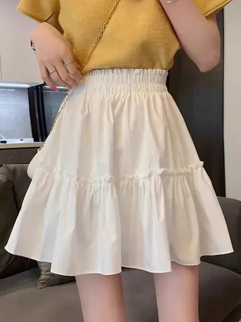 NATALIA - A-lijn casual rok met hoge taille