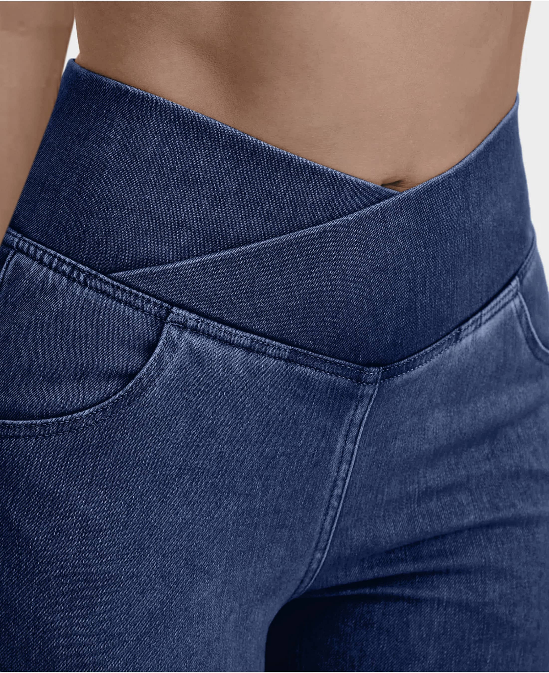 CAROLIEN - Dames Hoge Taille Stretchbare Flare Jeans