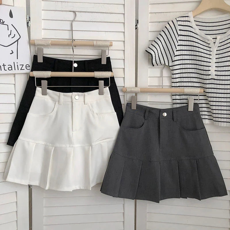 ALICE - Chic Geplooide Mini-Rok