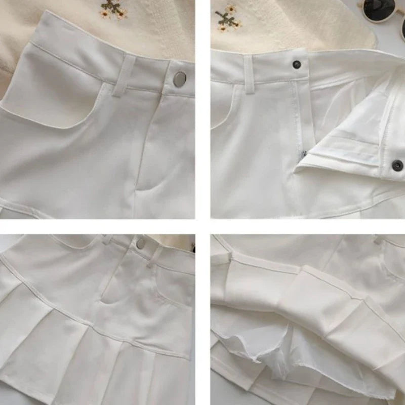 ALICE - Chic Geplooide Mini-Rok