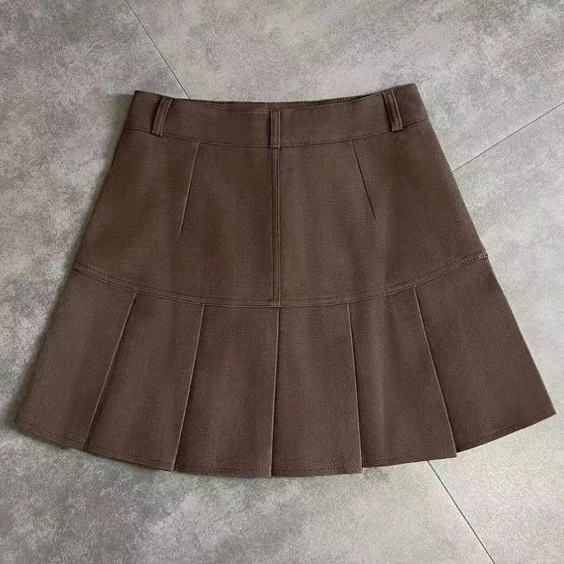 ALICE - Chic Geplooide Mini-Rok