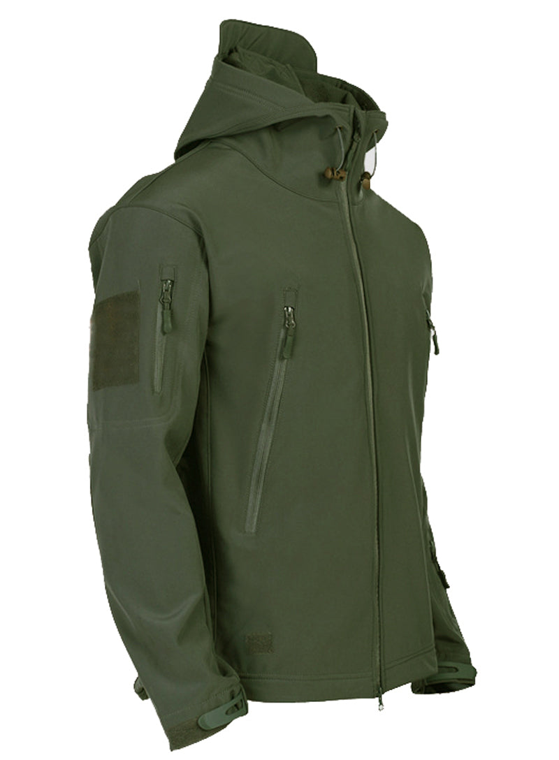 FRANZ - Herenjas - Tactische Waterdichte Winddichte Softshell Jas - met Capuchon