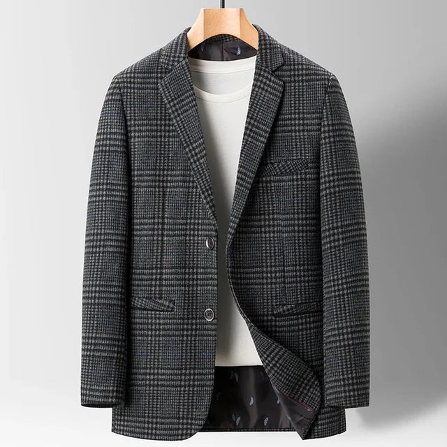 ERIK - Heren Britse Stijl Smart Fit Casual Enkellange Blazer
