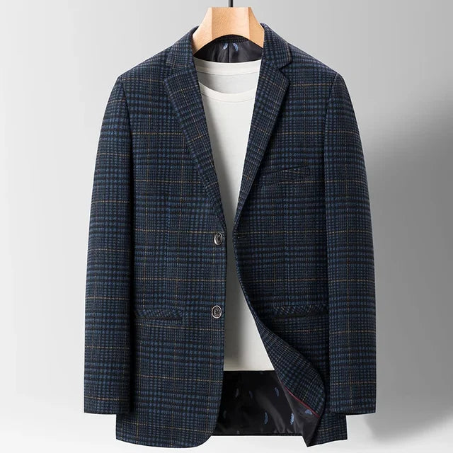 ERIK - Heren Britse Stijl Smart Fit Casual Enkellange Blazer