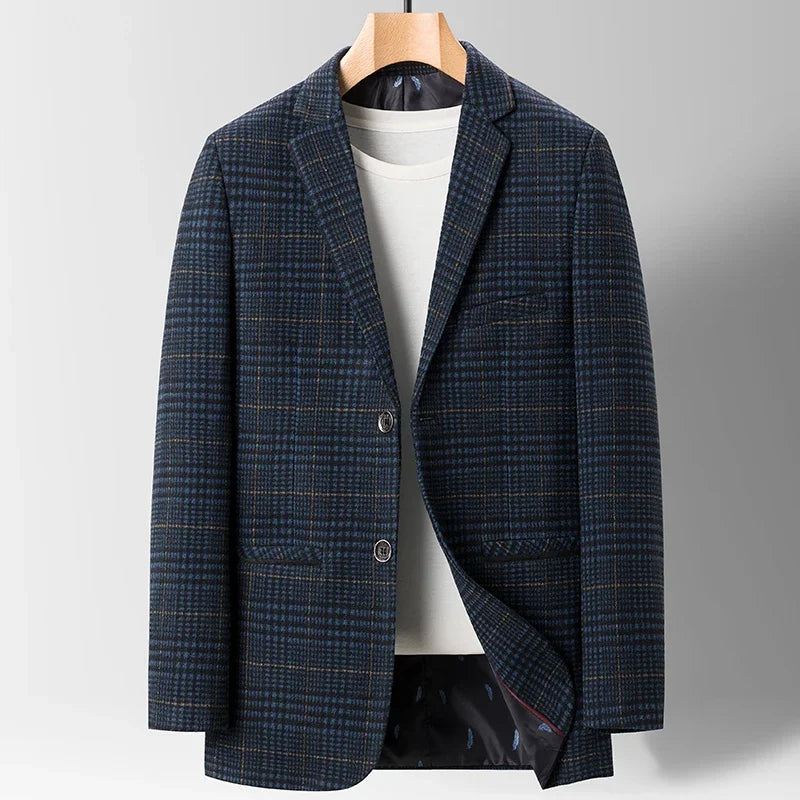 ERIK - Heren Britse Stijl Smart Fit Casual Enkellange Blazer