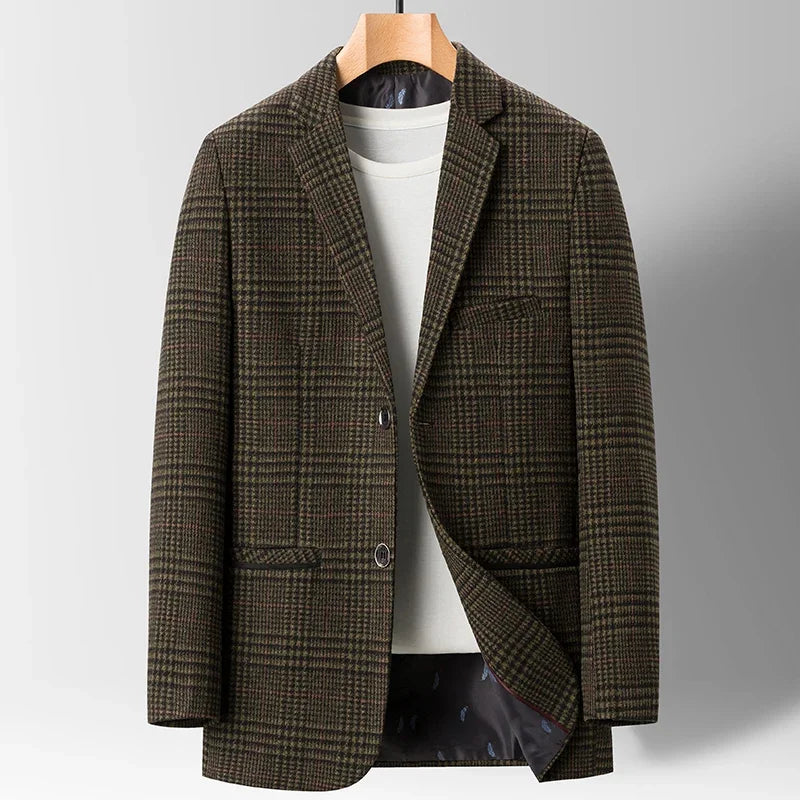 ERIK - Heren Britse Stijl Smart Fit Casual Enkellange Blazer